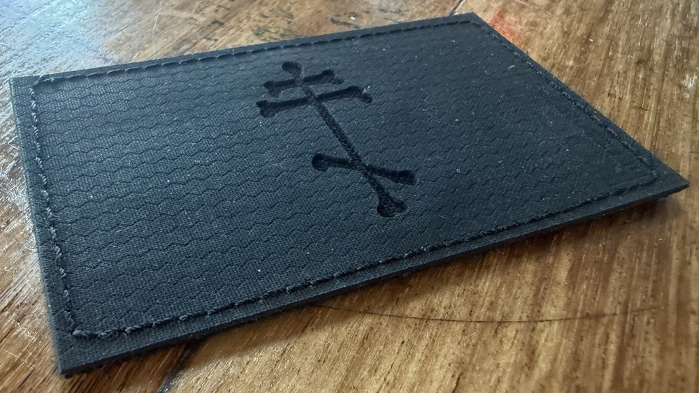 Distrikt15 “Kosti” Patch Laser Cut Black Variant