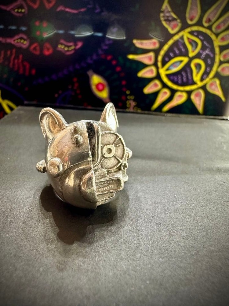 [Rare] LEMONed hide Psycho Bear Silver Ring 925