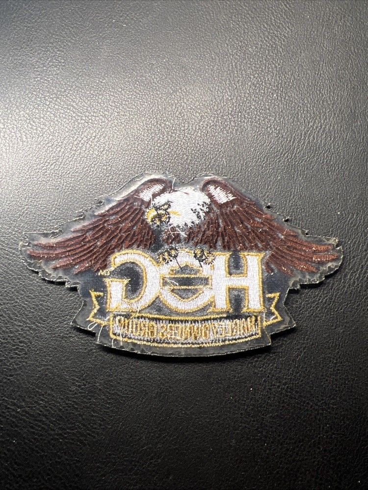 NEW Large HOG Gold Eagle Patch Harley Davidson Owners Group