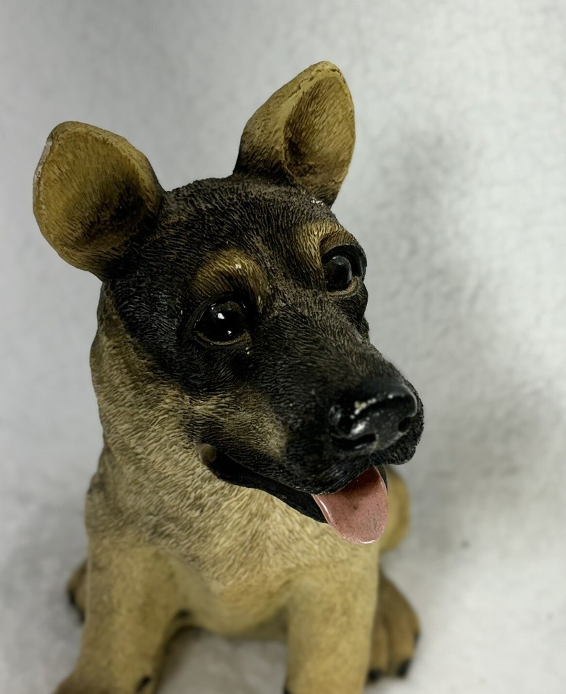 German Shepherd Poly Resin Dog Statue