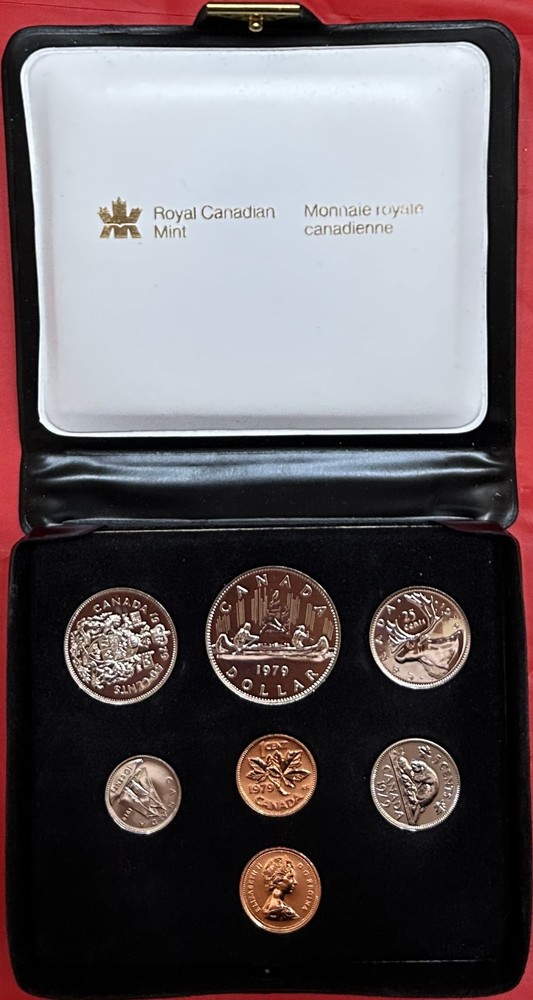 1979 Canada Double 1 Cent Specimen Set Plus COA & Box