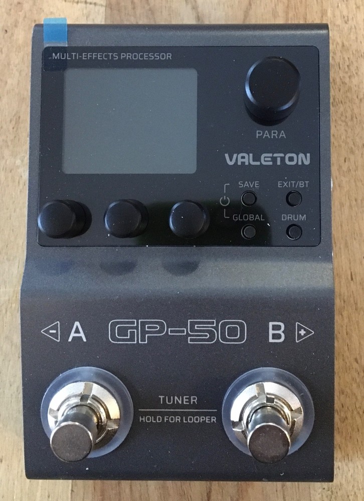Valeton GP-50 SnapTone Multi-Effects Processor Guitar Pedal