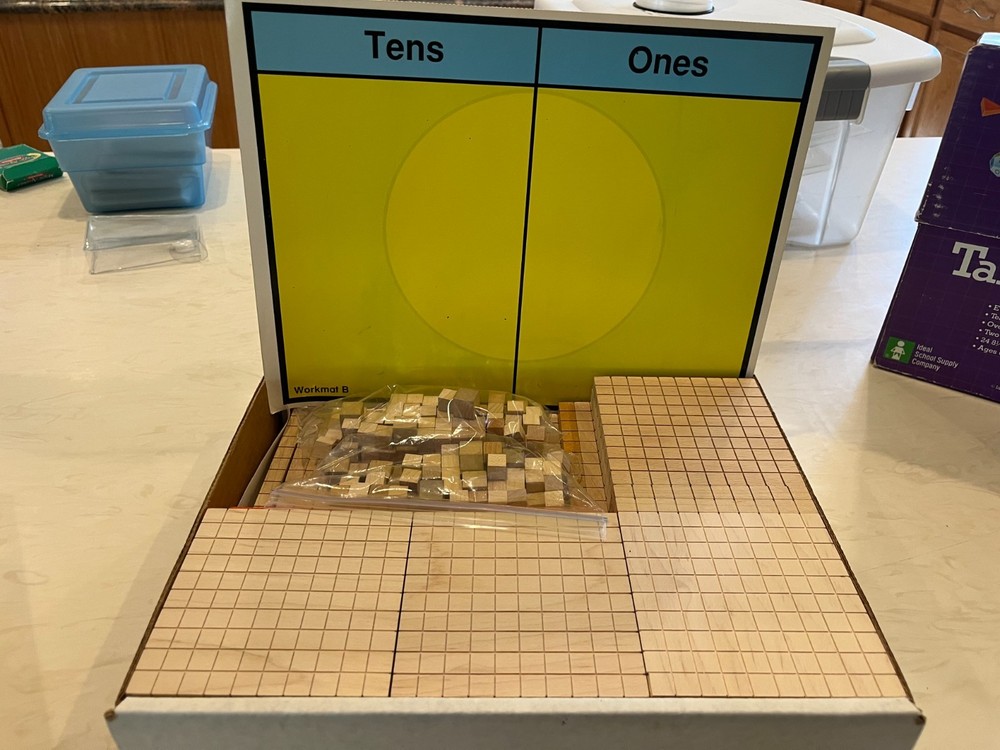Math Manipulatives Bundle: Base Ten Blocks Class Set and Tangrams Set