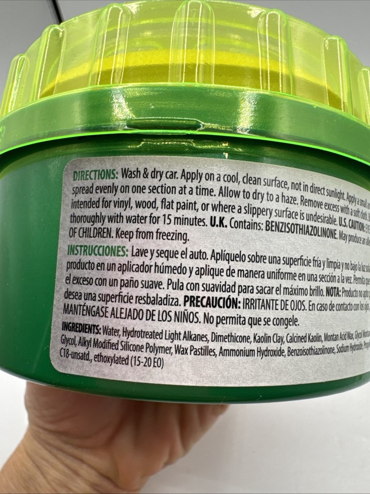 Turtle Wax Super Hard Shell Paste Wax - 9.5 oz.