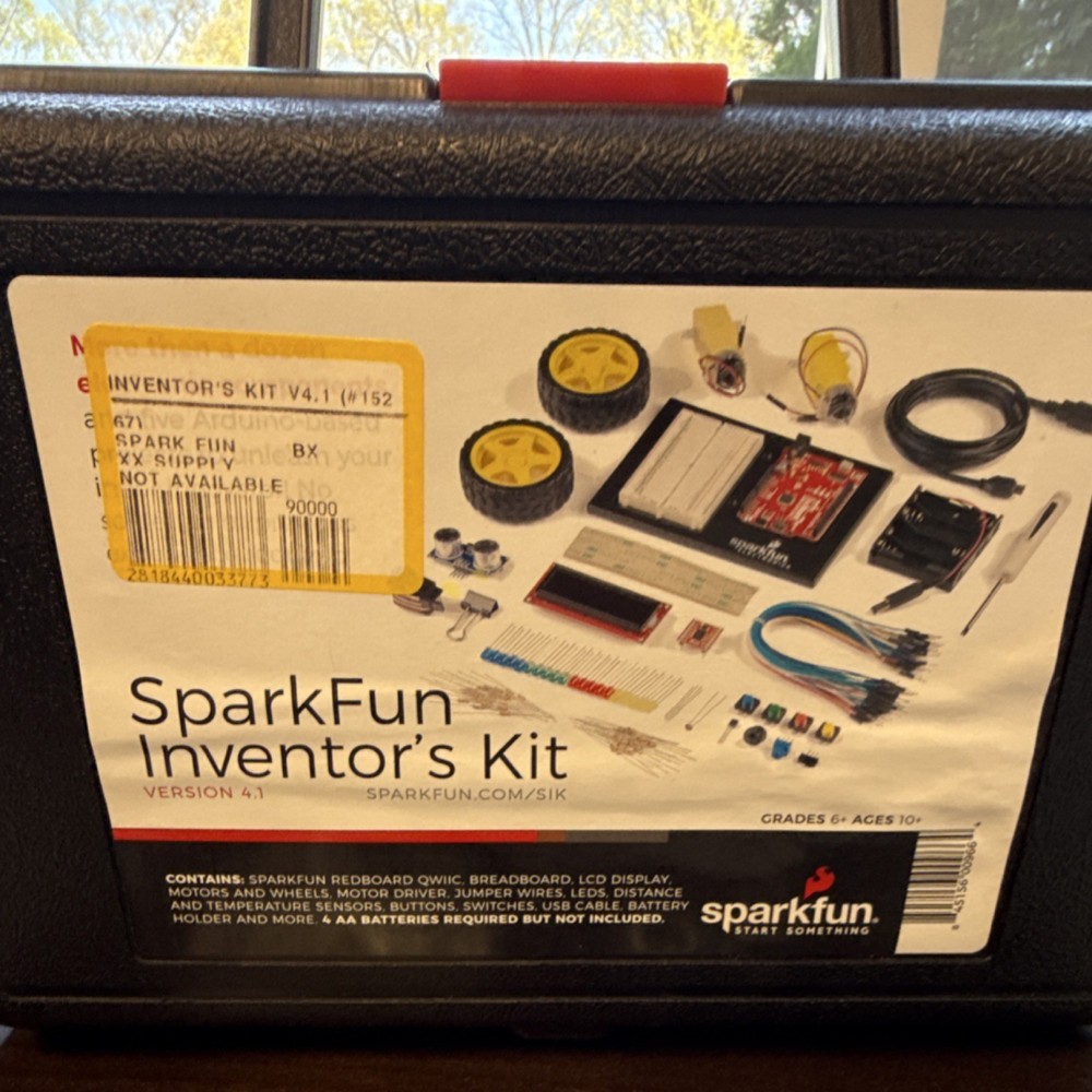 SparkFun Inventor's Kit Version 4.1 KIT15267 RedBoard, Full Set, Technology Kit