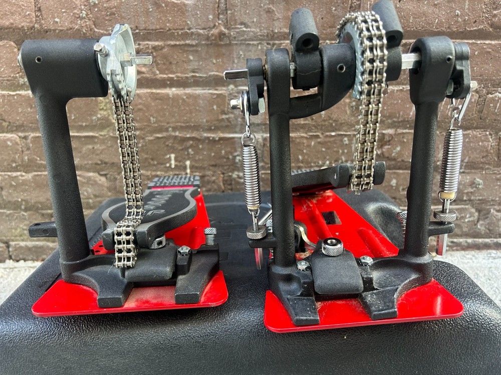 DW 5000 Double Bass Drum Pedals (LEFTY) With Case