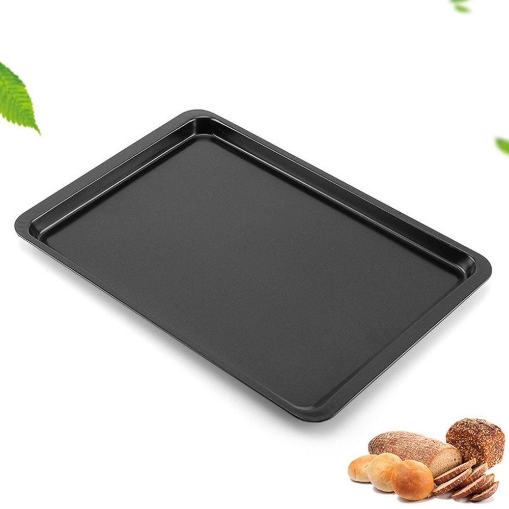 Non Stick Carbon Steel BBQ Cooking Griddle Rectangular Pizza Baking Plate