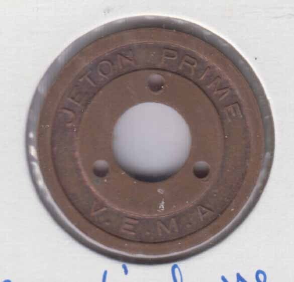 FRANCE Token Prime 'V.E.M.A' (U763)