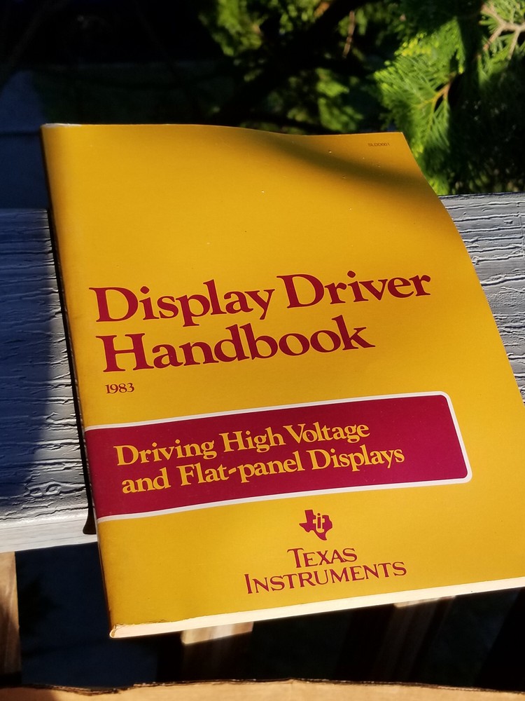 3 VINTAGE TEXAS INSTRUMENTS BOOKS DATA ELECTRONIC MANUAL DISPLAY DRIVER CIRCUIT