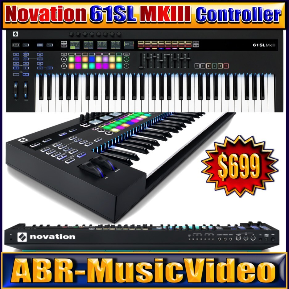Novation 49SL MkIII MIDI and CV Keyboard Controller