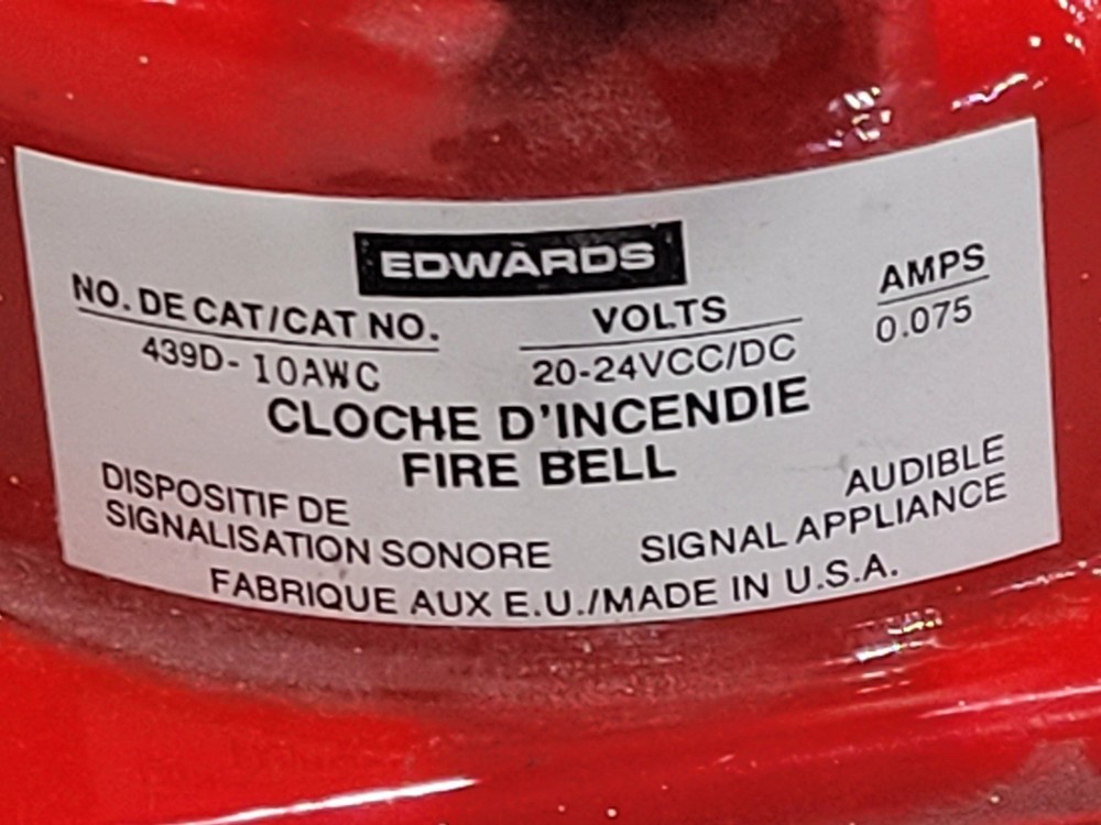 MIRCOM BL-10B 10" Fire Alarm Bell – Safety