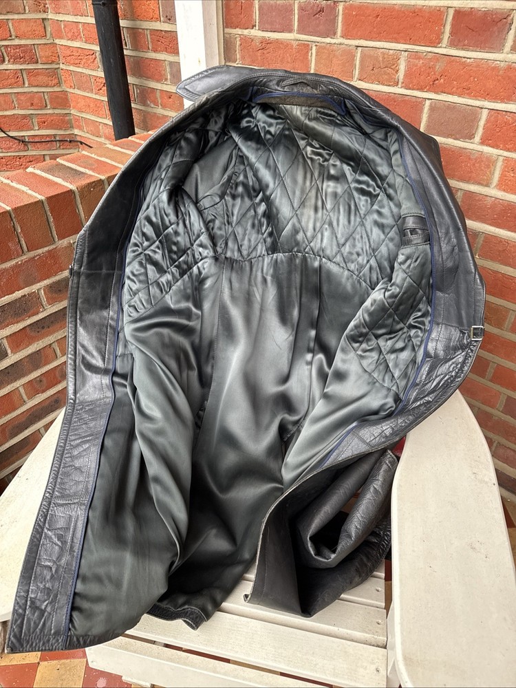 German Leather Greatcoat