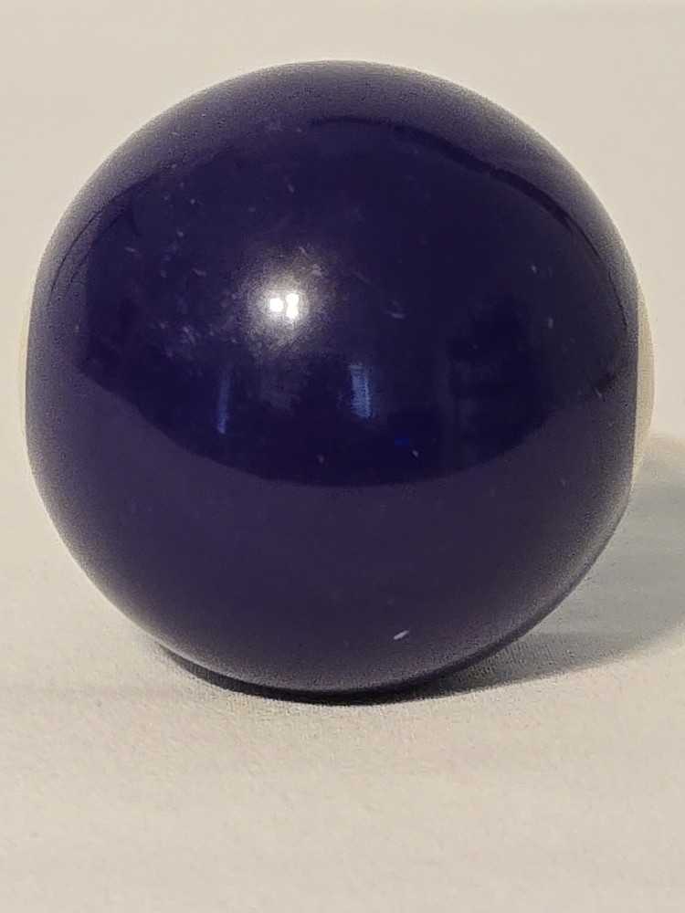 Vintage Purple #4 Solid 2 ¼" Single Pool Ball For Replacement Or DIY