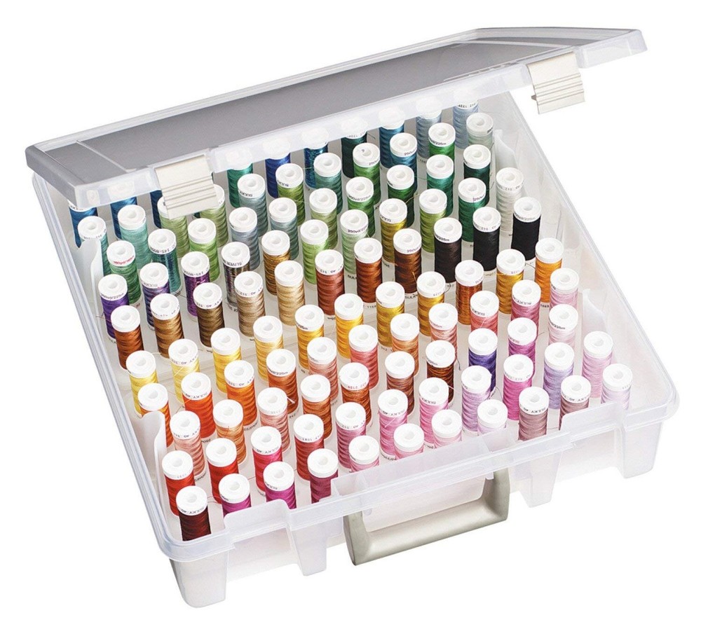 ArtBin Super Satchel Thread Box - Versatile Thread Storage for Sewing, Embroi...
