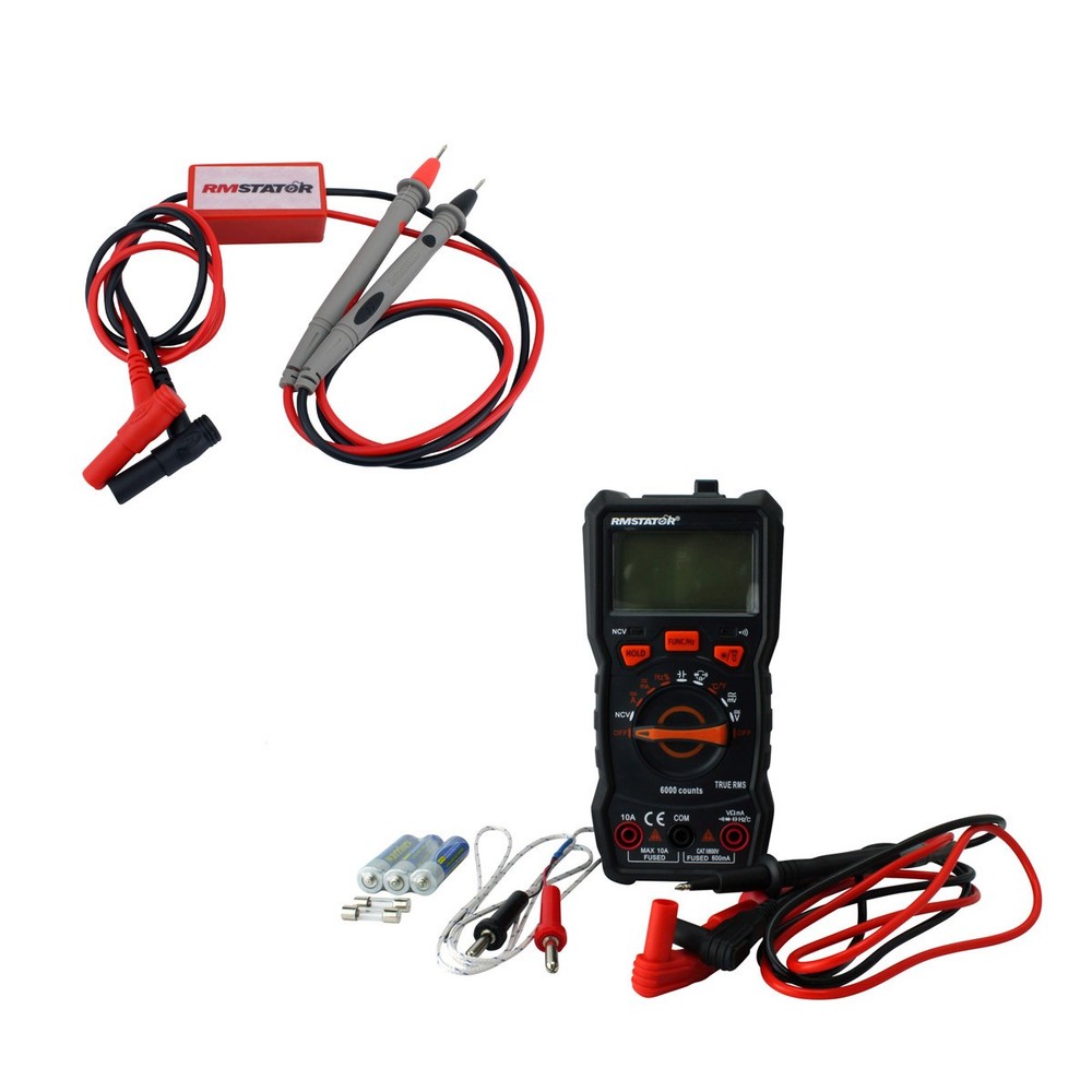 Kit Digital Multimeter + Voltage Peak Reading DVA Adapter