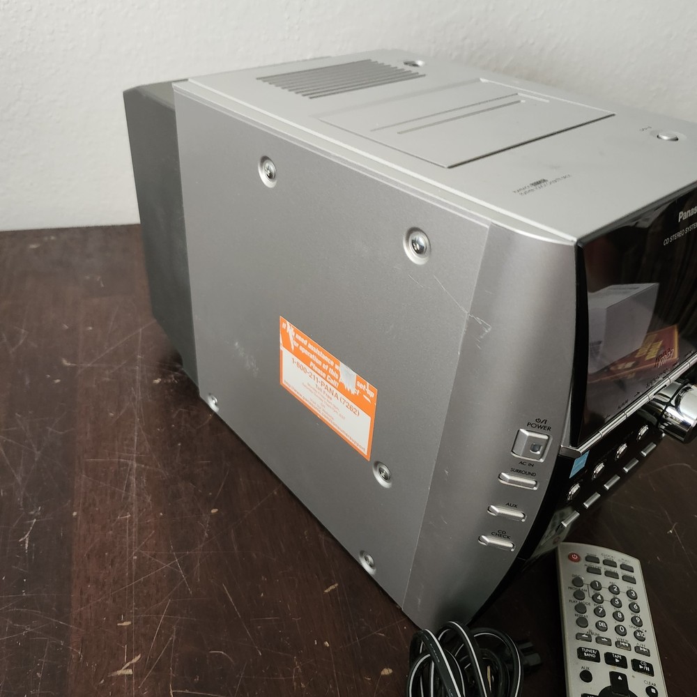 Panasonic SA-PM31 Stereo System CD Changer Main Unit W/ Remote DIM SCREEN READ