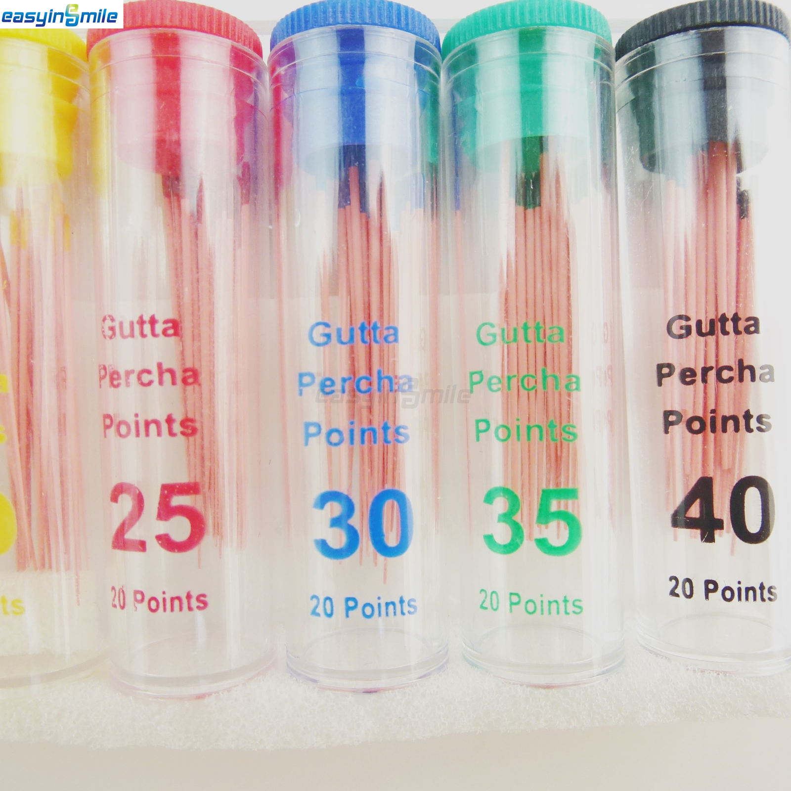 60/120pcs Dental Gutta Percha Points Full Taper 0.02/0.04/0.06 Size 15-40 45-80