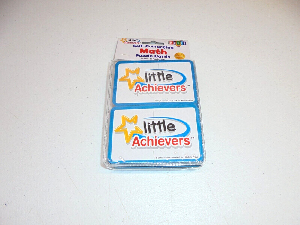 Math Puzzle Cards Self Correcting 52 Pack School Addition Subtraction