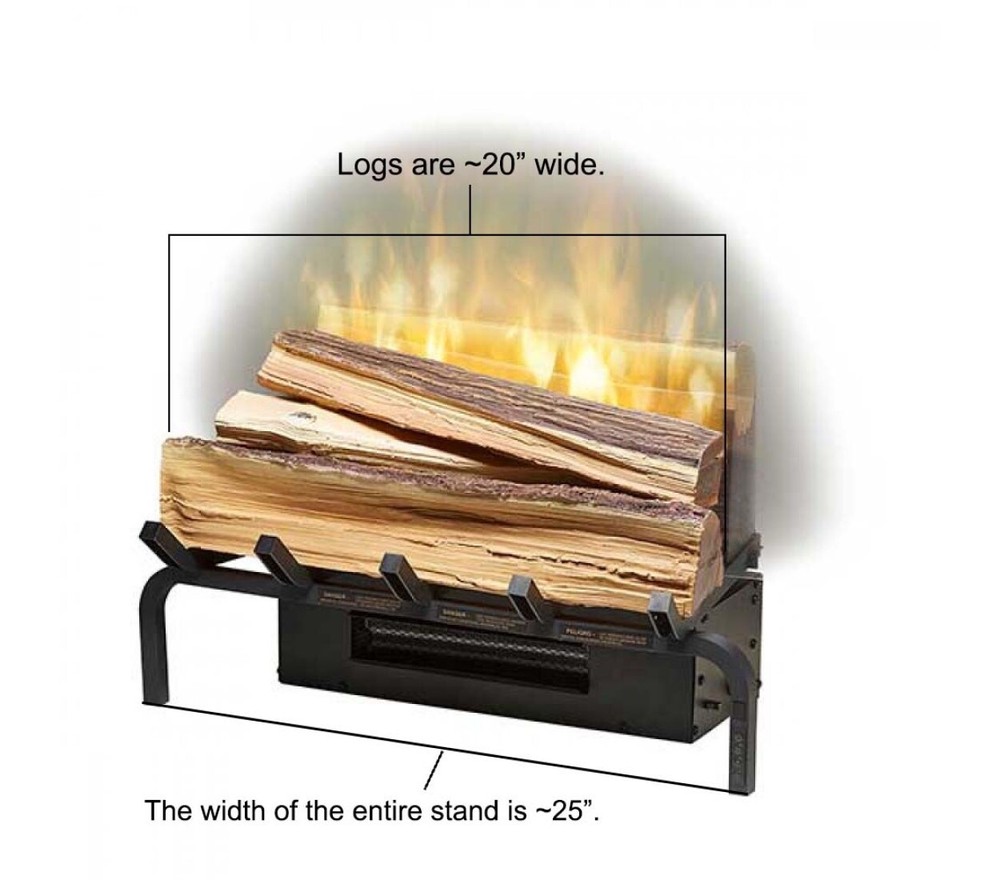 Dimplex 25" Electric Fresh Cut Logs, LOGS ONLY, RLG25FC