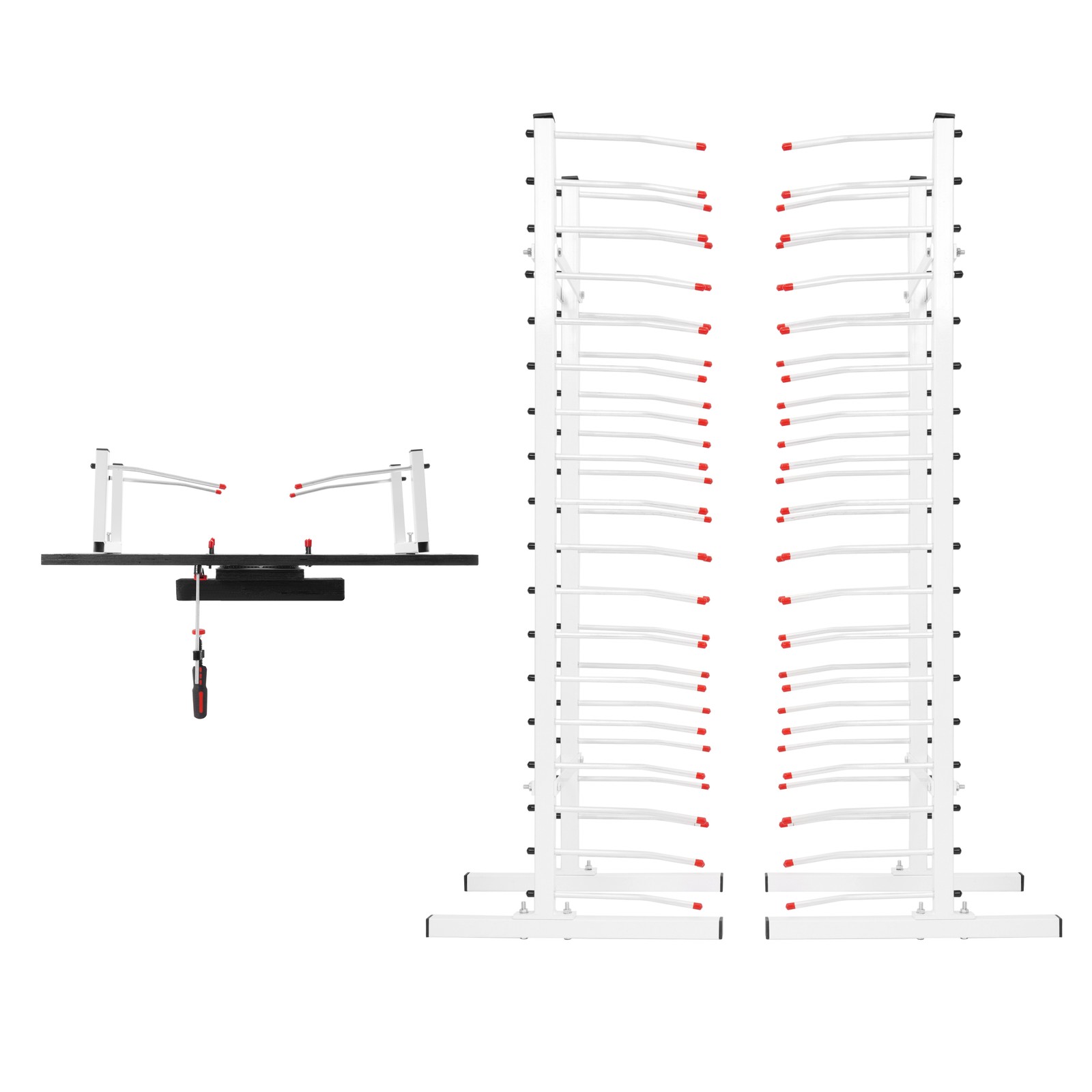 Cabinet Door Spray Rack+Drying Rack For Interior, Exterior, Spray, Roll, Brush