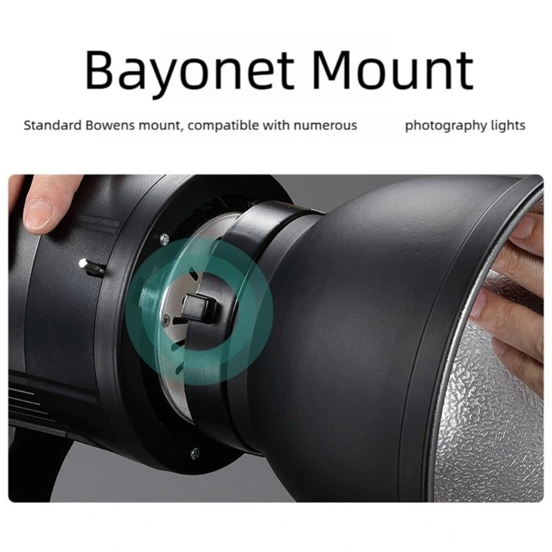 Global 55 Degree Scintillate Light Reflector Direct current Studio Lighting