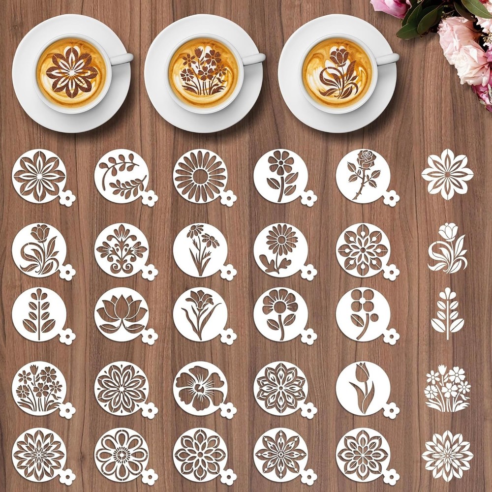 Bread Stencils Sourdough 24 Pcs Bread Stencils Baking Sourdough Bread Baking
