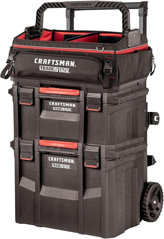 CRAFTSMAN TRADESTACK Tool Box, Waterproof Indoor/Outdoor, Stackable Tool