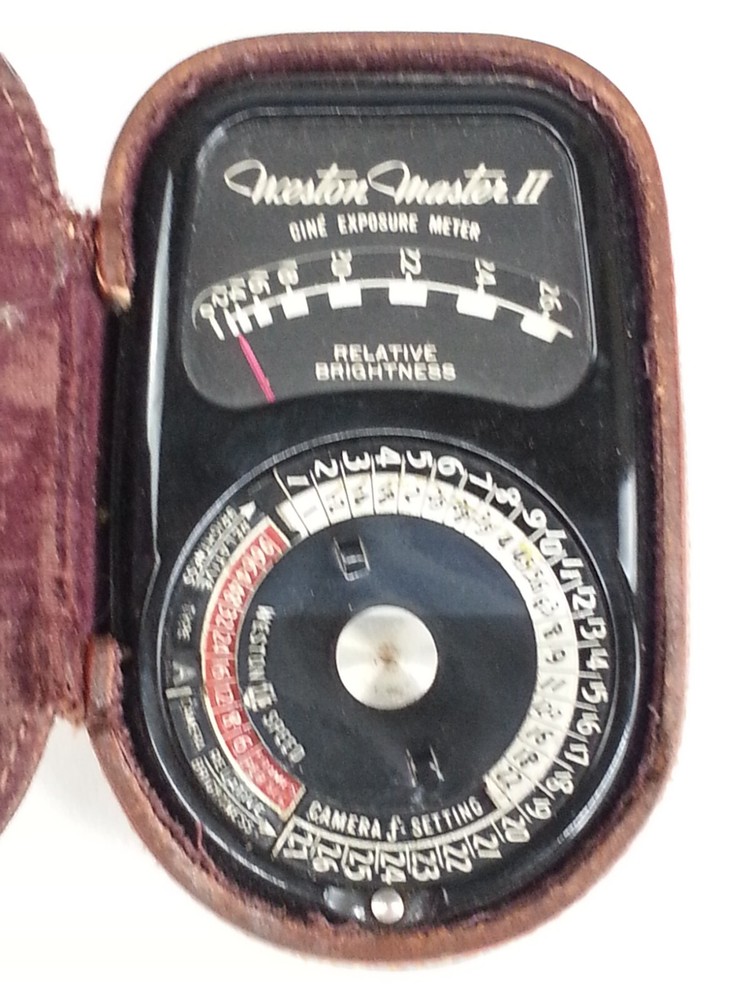 Weston Master 2 Cine Exposure Meter With Leather Case Model 730