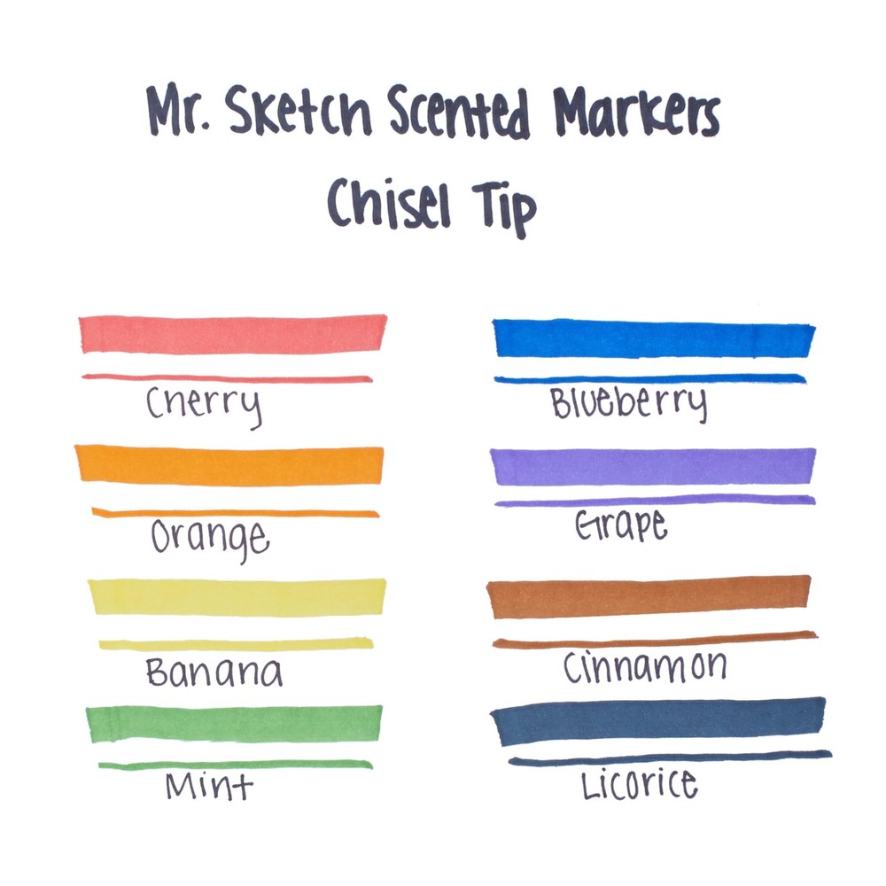 ® Scented Markers, Assorted Colors, Set Of 8