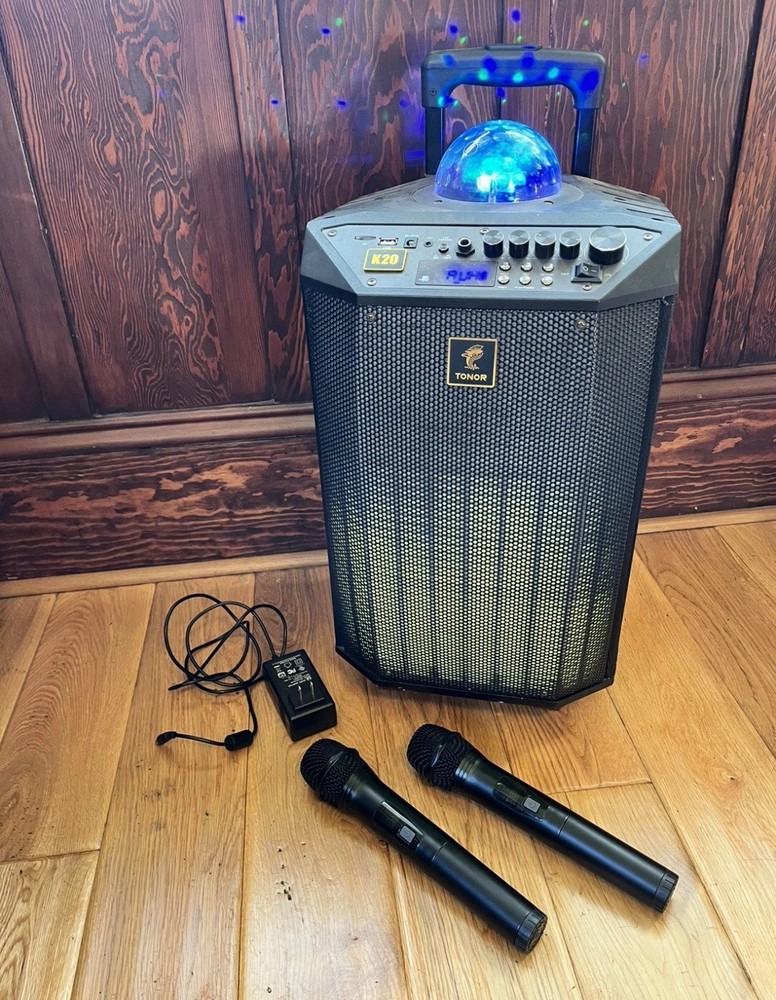 Tonor Bluetooth Wireless Karaoke Microphone (with Disco Ball)