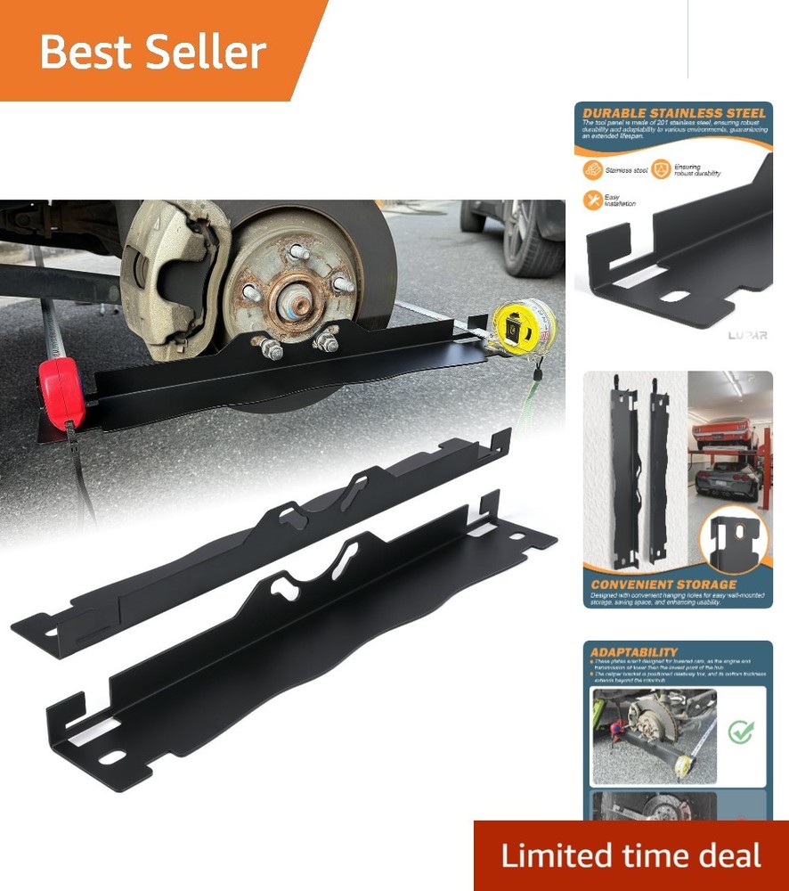 Universal Wheel Alignment Tool Plates with Secure Anti-Fall Design for Accuracy