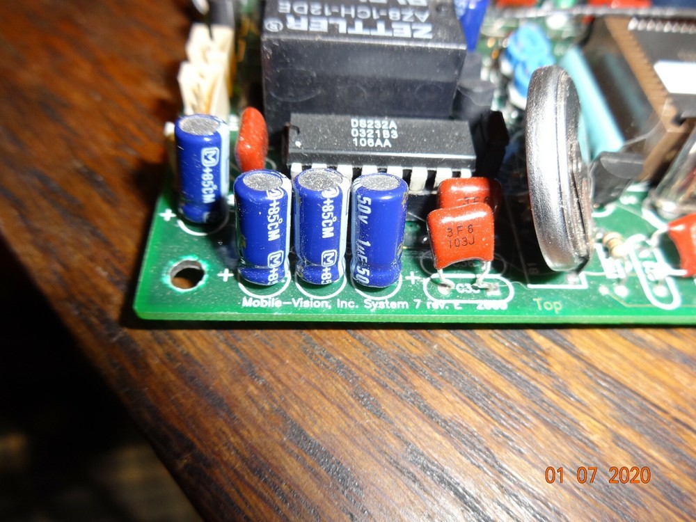 MOBILE VISION INC. MOTHERBOARD / CONTROL BOARD FORVEMERGENCY CAMERA SYSTEMS REV7