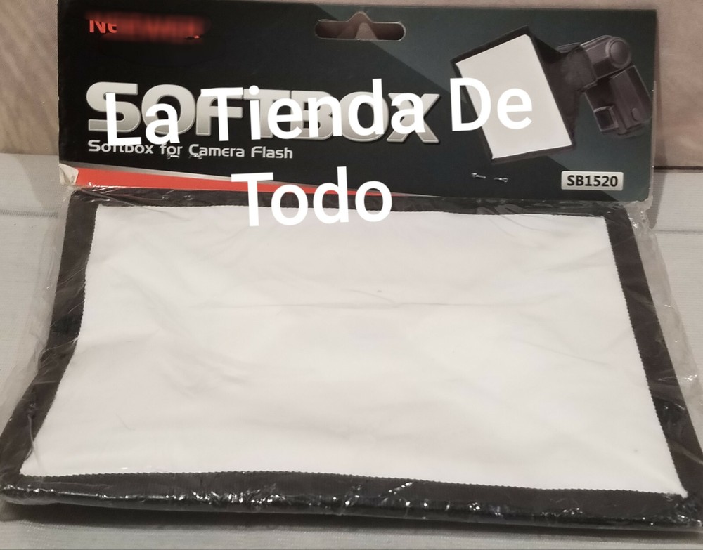 8"X6" PORTABLE CAMERA FLASH SOFTBOX SOFT BOX FITS SB1520 READ