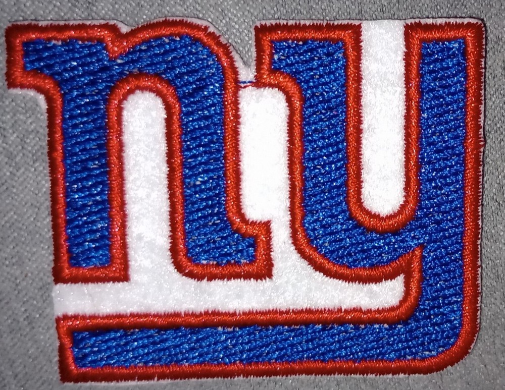 NEW YORK GIANTS EMBROIDERED IRON ON PATCH