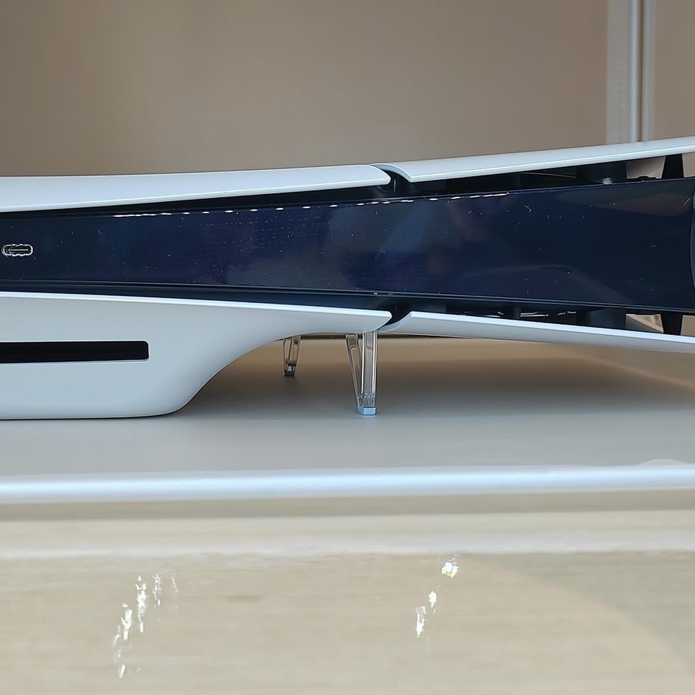 Versatile PS5 Slim Bracket Holder for Disc Edition - Enhance Stability & Style