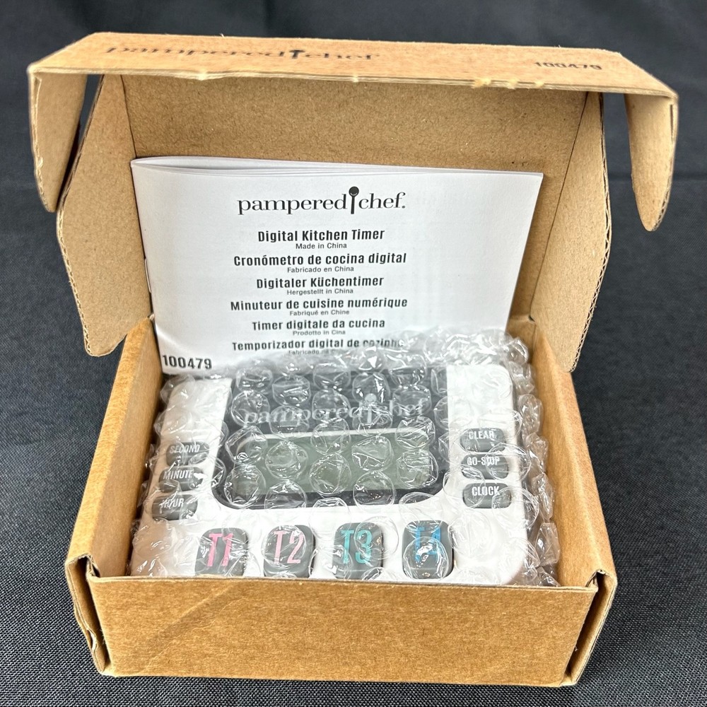 The Pampered Chef Digital Kitchen Timer #100479 New in box