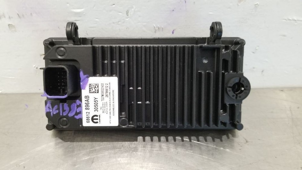24 JEEP GLADIATOR JT CAMERA PROCESSOR CONTROL MODULE 68612896AB