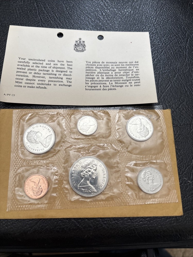Canada 1971 Proof-Like Uncirculated Mint Set