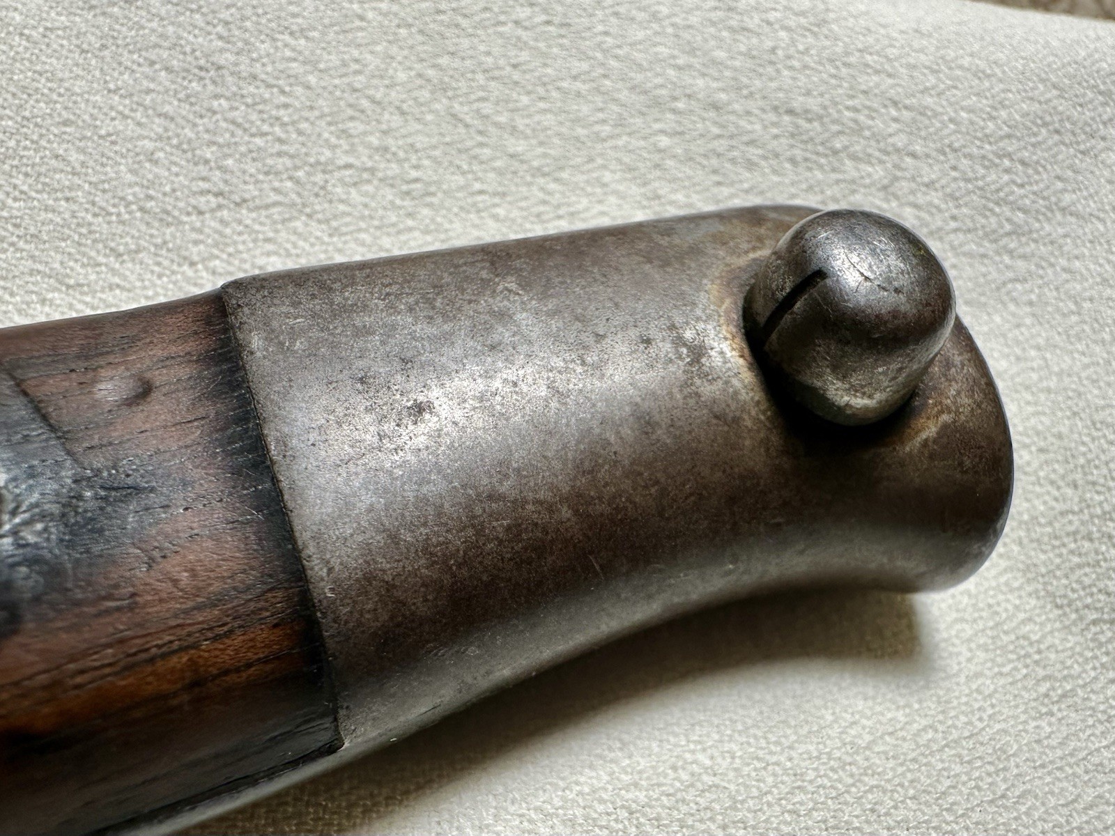 1886 WWII Portuguese Bayonet with scabbard