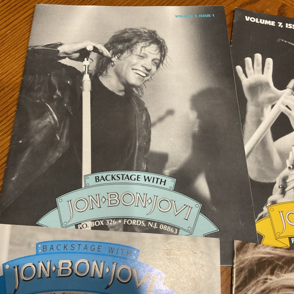 Backstage With Jon Bon Jovi Volume 7 Issues 1-4 Year 1995