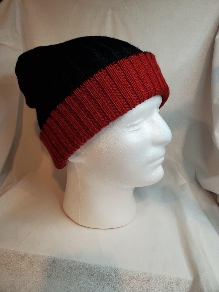 Reversible Cabled 100% Alpaca Knit Hat