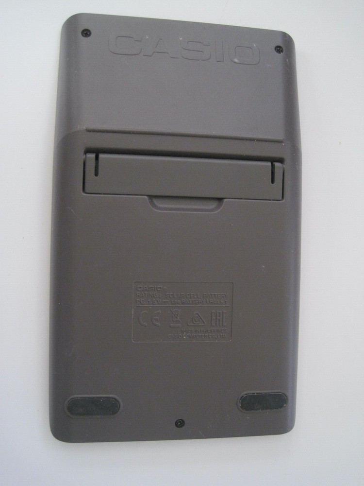Casio JF-100BM 10 Didgit Solar Calculator Large EUC