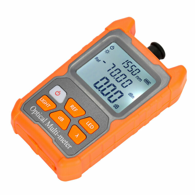 FTTH Fiber Optic Optical Power Meter Cable Tester -70~+6 dbm Backlight
