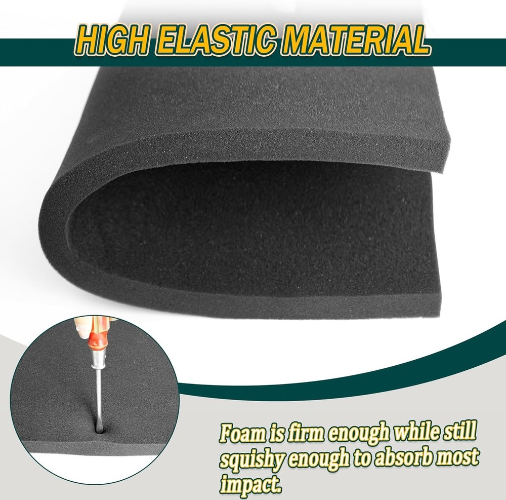 Polyethylene Foam Pads For Packing Foam Sheets Black Cuttable High Density Foam