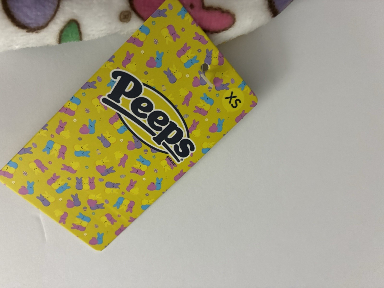Purple Yellow Velour “PEEPS" All Over! Pet Pajamas Puppy/Dog X-Small - NWT