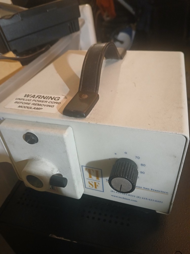 TESTED PREOWNED- Technical Instruments San Francisco Fiber Optic Illuminator