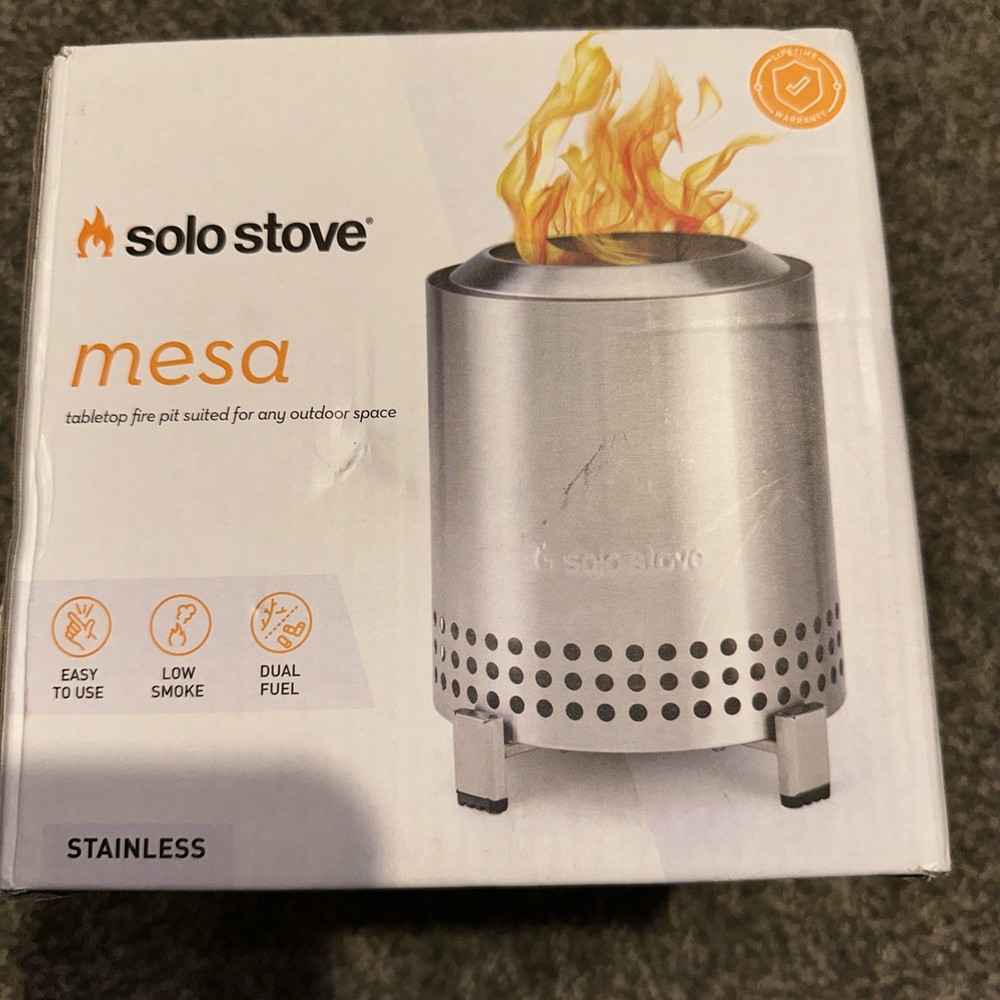 Solo Stove Mesa 5" Tabletop Firepit, Metal