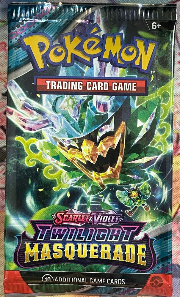 Twilight Masquerade Booster Pack Art Set (4) EMPTY - Pokemon 2024