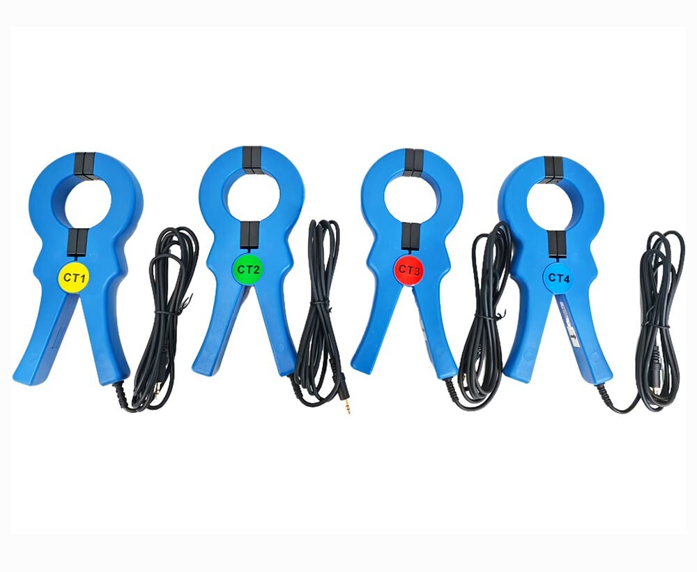 3 Phase Power Quality Analyzer Power Quality Meter with Current Clamp 1.0A~1000A