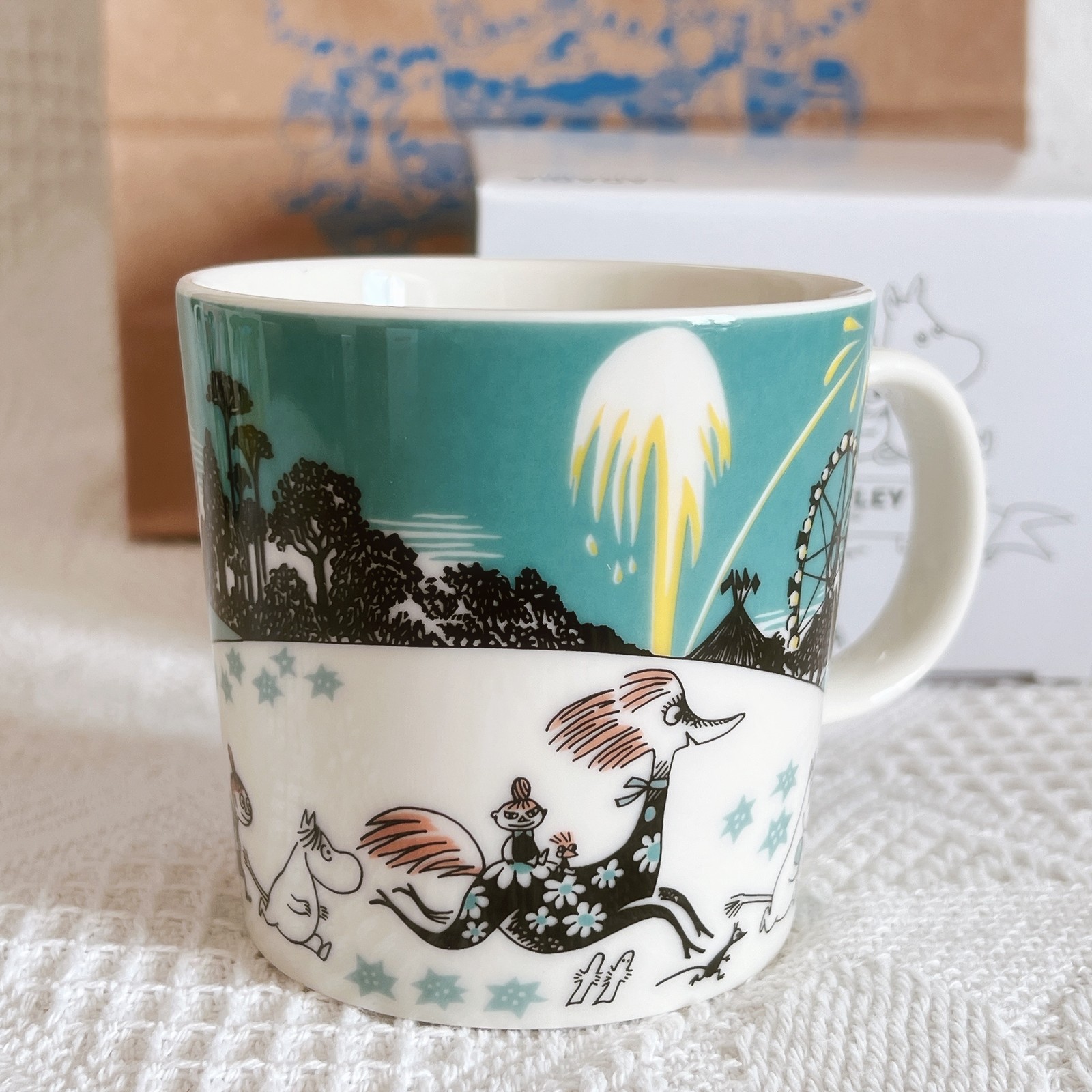 Moomin ARABIA Mug 2pcs Set Simple Joy 2026 & Park 2023 Limited w/ Bag -Fast Ship